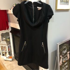 Vintage Y2K Charlotte RusseShort Sleeve Cowl Neck Dress